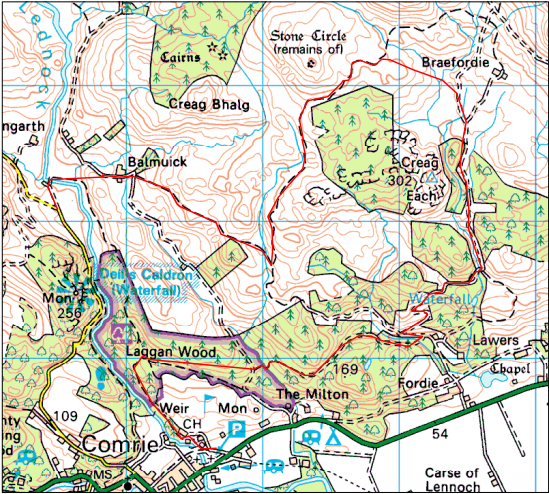 Comrie Hills Relay Race Leg 1