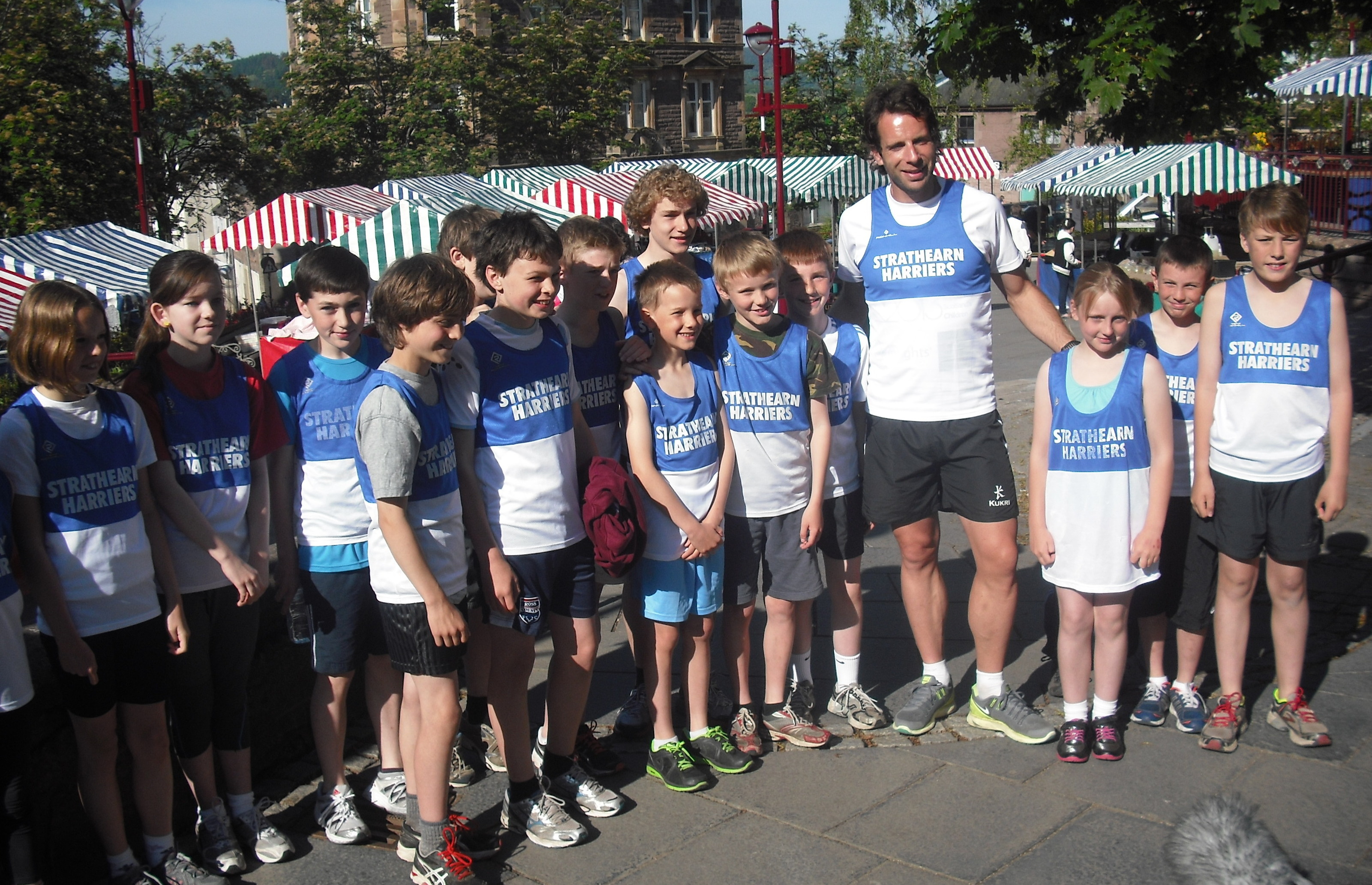 Harriers Juniors welcome Mark Beaumont to Crieff