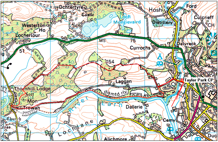 Crieff 10k Route